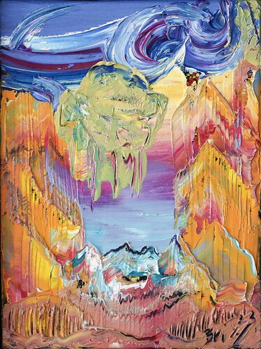 Indian Jewel by Dietmar Brixy, Painting for Sale on Select