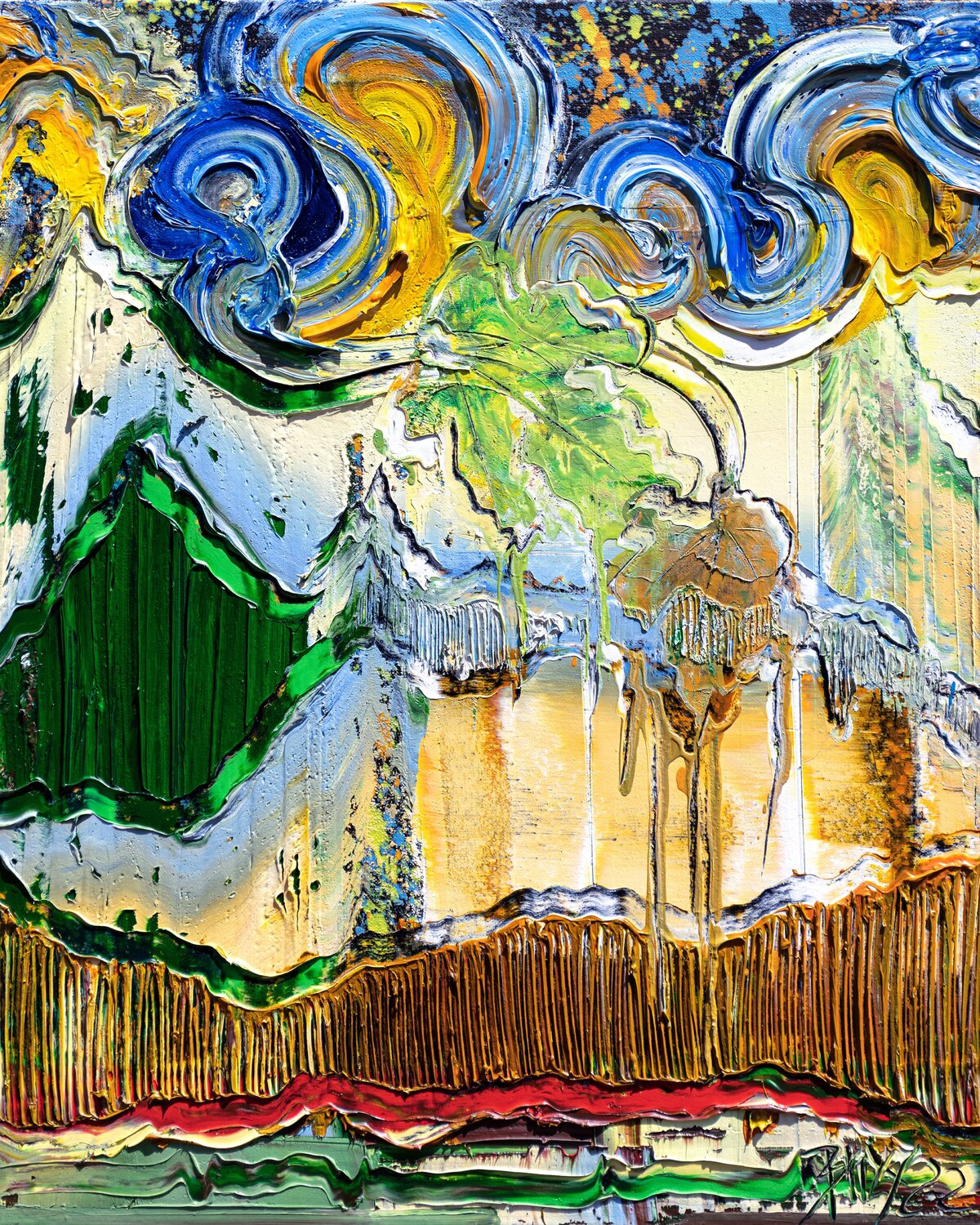 Journey Dietmar Brixy Original painting for sale