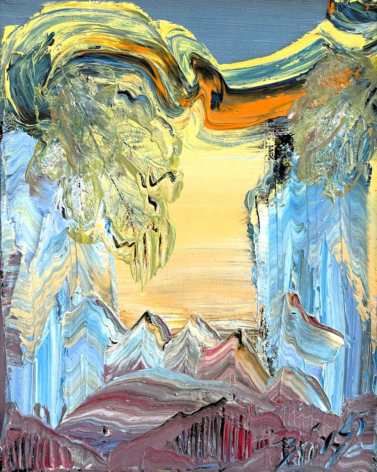 Wanderlust Dietmar Brixy Original painting for sale