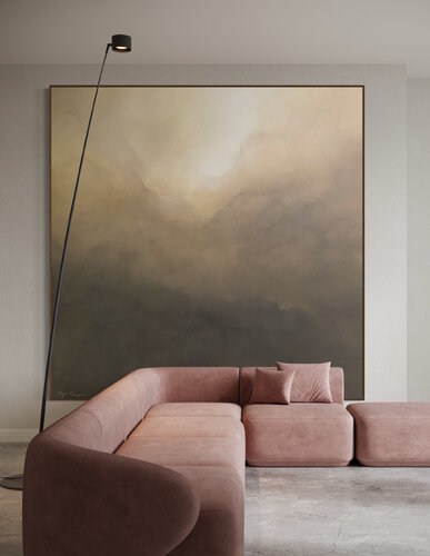 Golden hour by Gabriela Azar Schreiner, Painting for Sale on Select