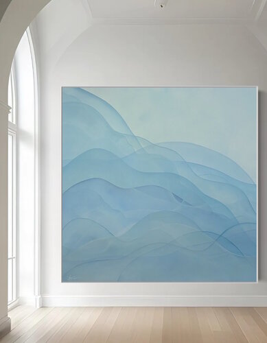 Floating in Tranquility by Gabriela Azar Schreiner, Painting for Sale on Select