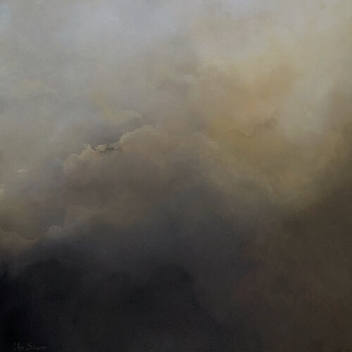 Hinterland, Veiled by Gabriela Azar Schreiner, Painting for Sale on Select