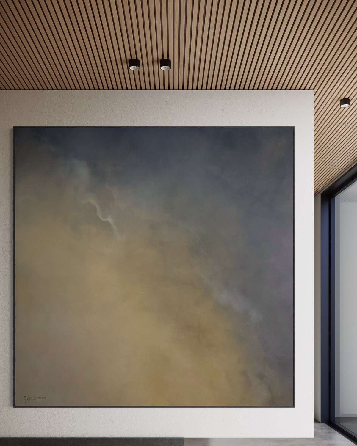 Sunset's Whisper Gabriela Azar Schreiner Original painting for sale