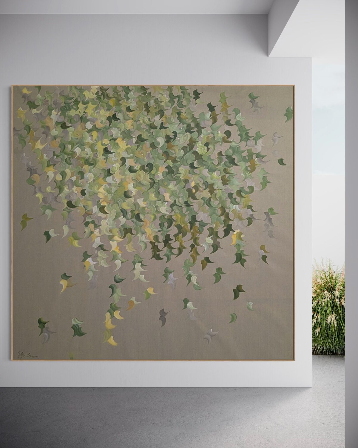 Nature’s Pulse Gabriela Azar Schreiner Original painting for sale