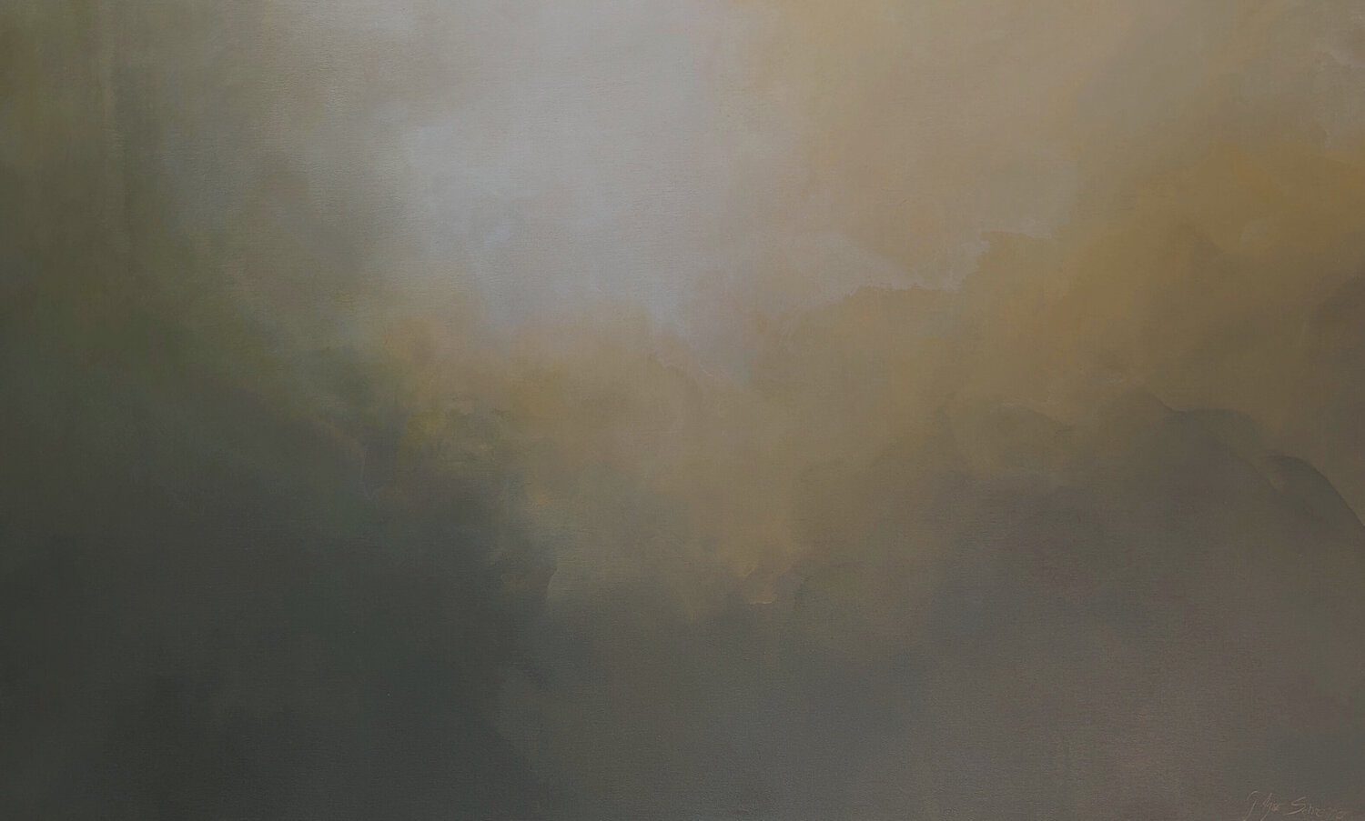 The Forest Wakes Gabriela Azar Schreiner Original painting for sale