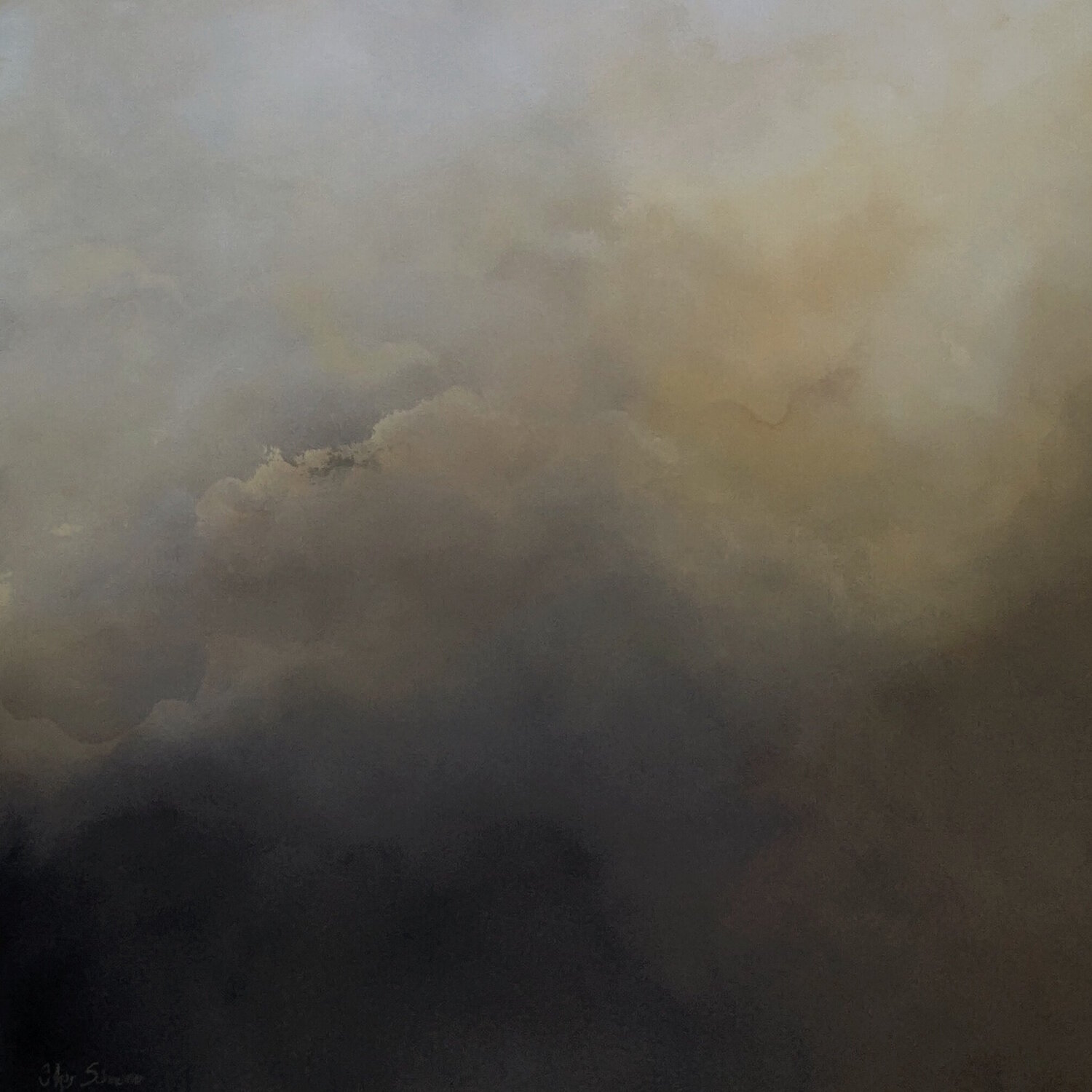 Hinterland, Veiled Gabriela Azar Schreiner Original painting for sale