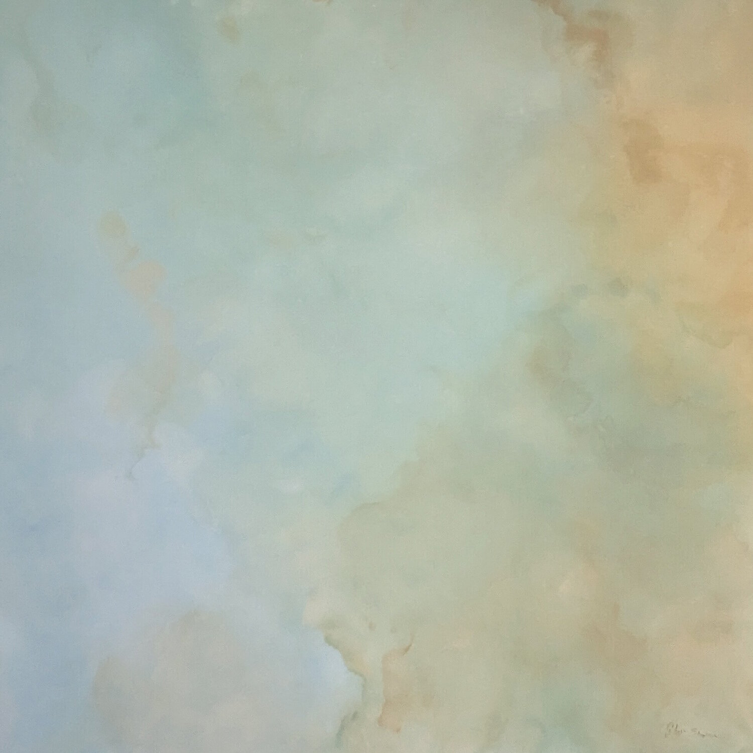 Aqua Gabriela Azar Schreiner Original painting for sale