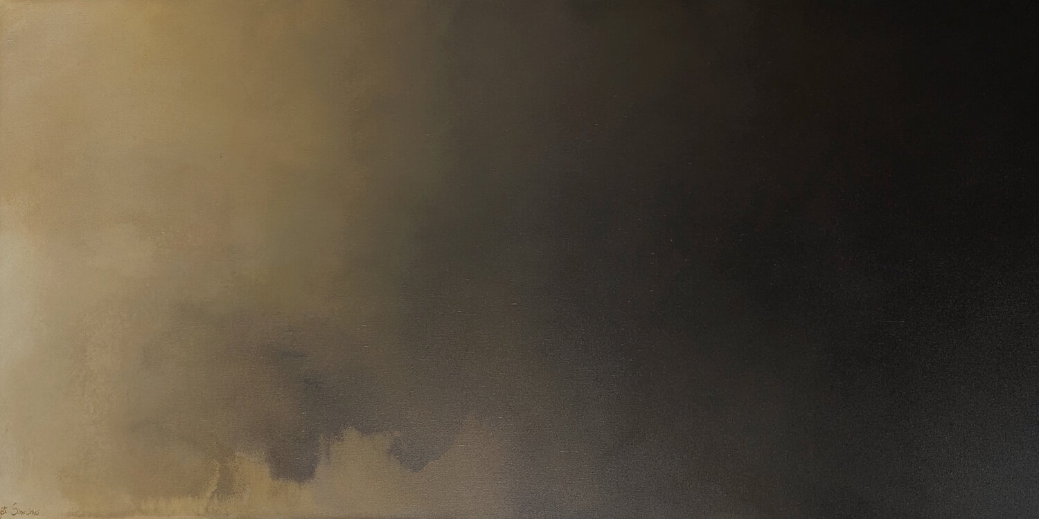 Night glow Gabriela Azar Schreiner Original painting for sale