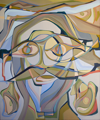 Bedouin trail by Olja Mesec, Painting for Sale on Select