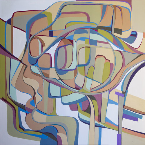 The thinking process by Olja Mesec, Painting for Sale on Select