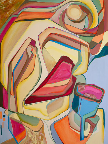 Singing contestant by Olja Mesec, Painting for Sale on Select