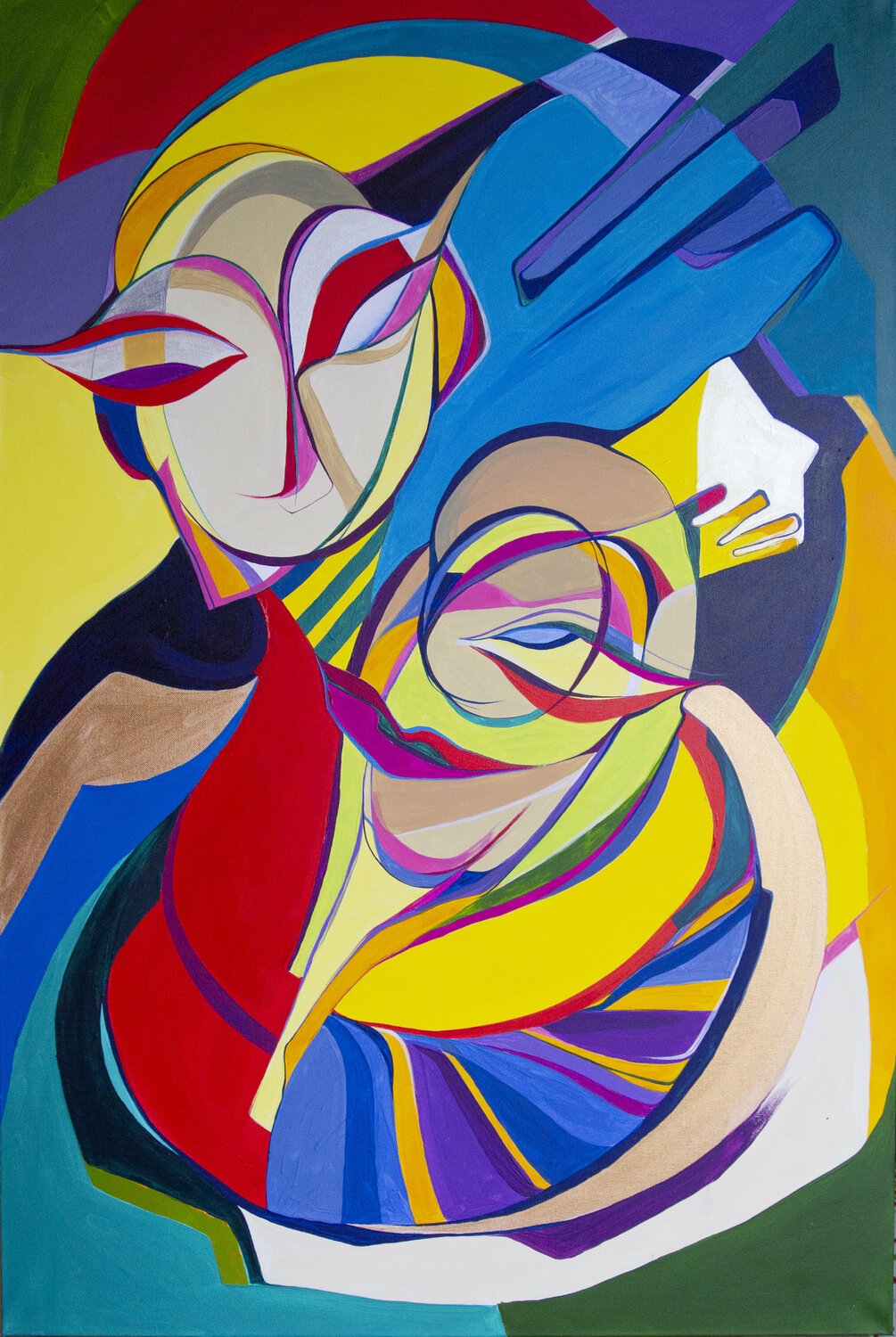 God Mother Olja Mesec Original painting for sale