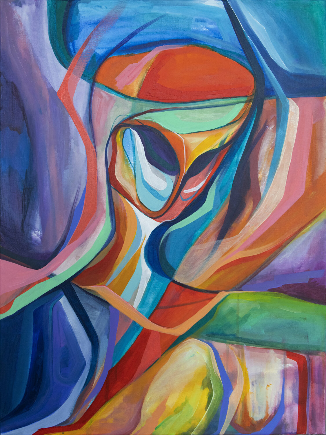 Unearthly Olja Mesec Original painting for sale