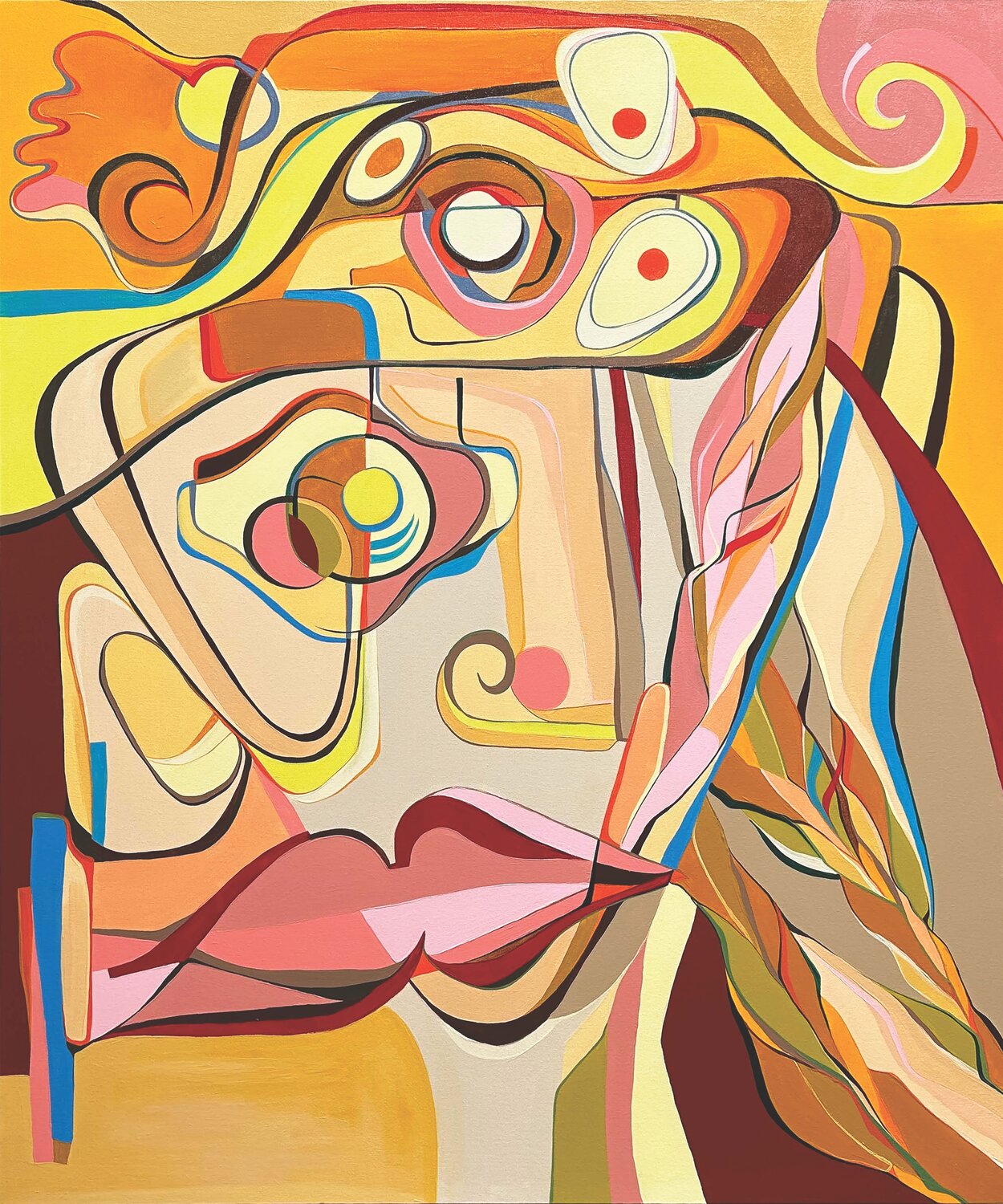 Sagittarius quest Olja Mesec Original painting for sale