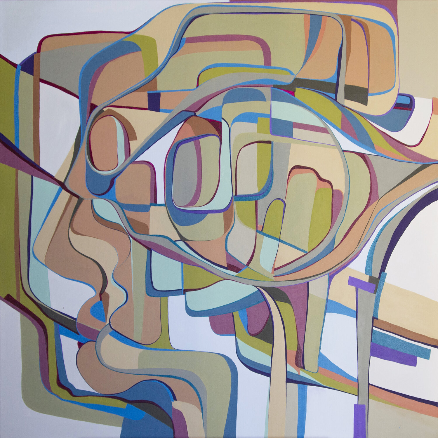 The thinking process Olja Mesec Original painting for sale