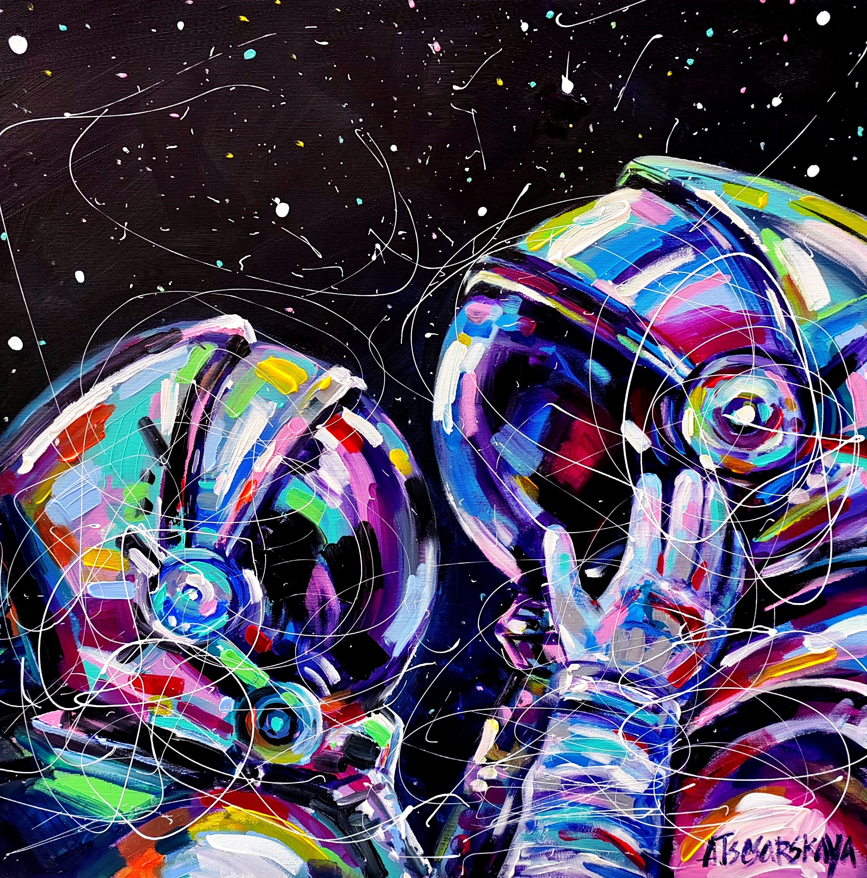 Topic Astronauts paintings