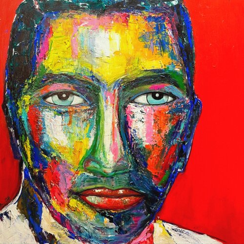 FIRE LIPS by NICOLE JUTKA, Painting for Sale on Select