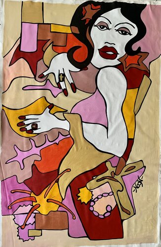 DIVA by Anouck Jourdaa, Painting for Sale on Select