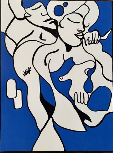 Naughty Nap by Anouck Jourdaa, Painting for Sale on Select
