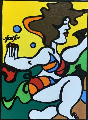 Femme Perrier II by Anouck Jourdaa, Painting for Sale on Select