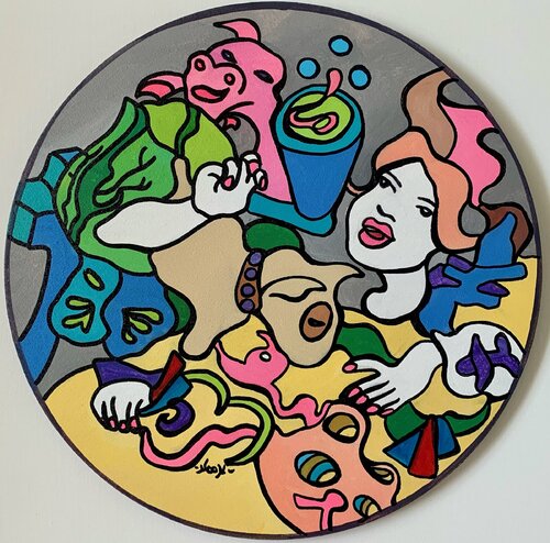 TOKYO MEDLEY by Anouck Jourdaa, Painting for Sale on Select