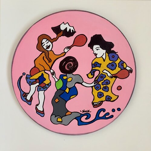 Bon Odori by Anouck Jourdaa, Painting for Sale on Select