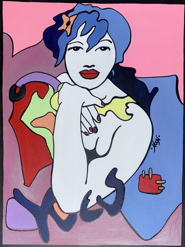 YVES by Anouck Jourdaa, Painting for Sale on Select