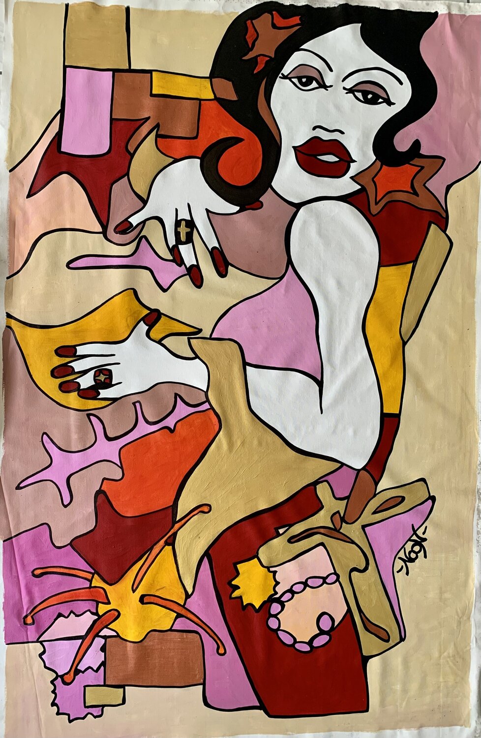 DIVA Anouck Jourdaa Original painting for sale
