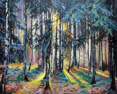 A Story Of Silence by Li Tellenbach-Guo, Painting for Sale on Select