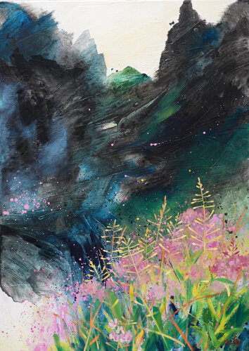 Into The Deep by Li Tellenbach-Guo, Painting for Sale on Select