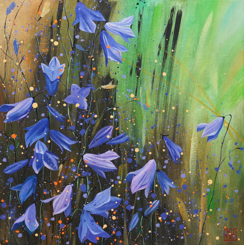 Choose To Bloom 3 by Li Tellenbach-Guo, Painting for Sale on Select