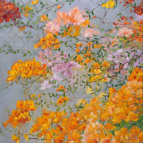 Babe Don't Be Sad by Li Tellenbach-Guo, Painting for Sale on Select