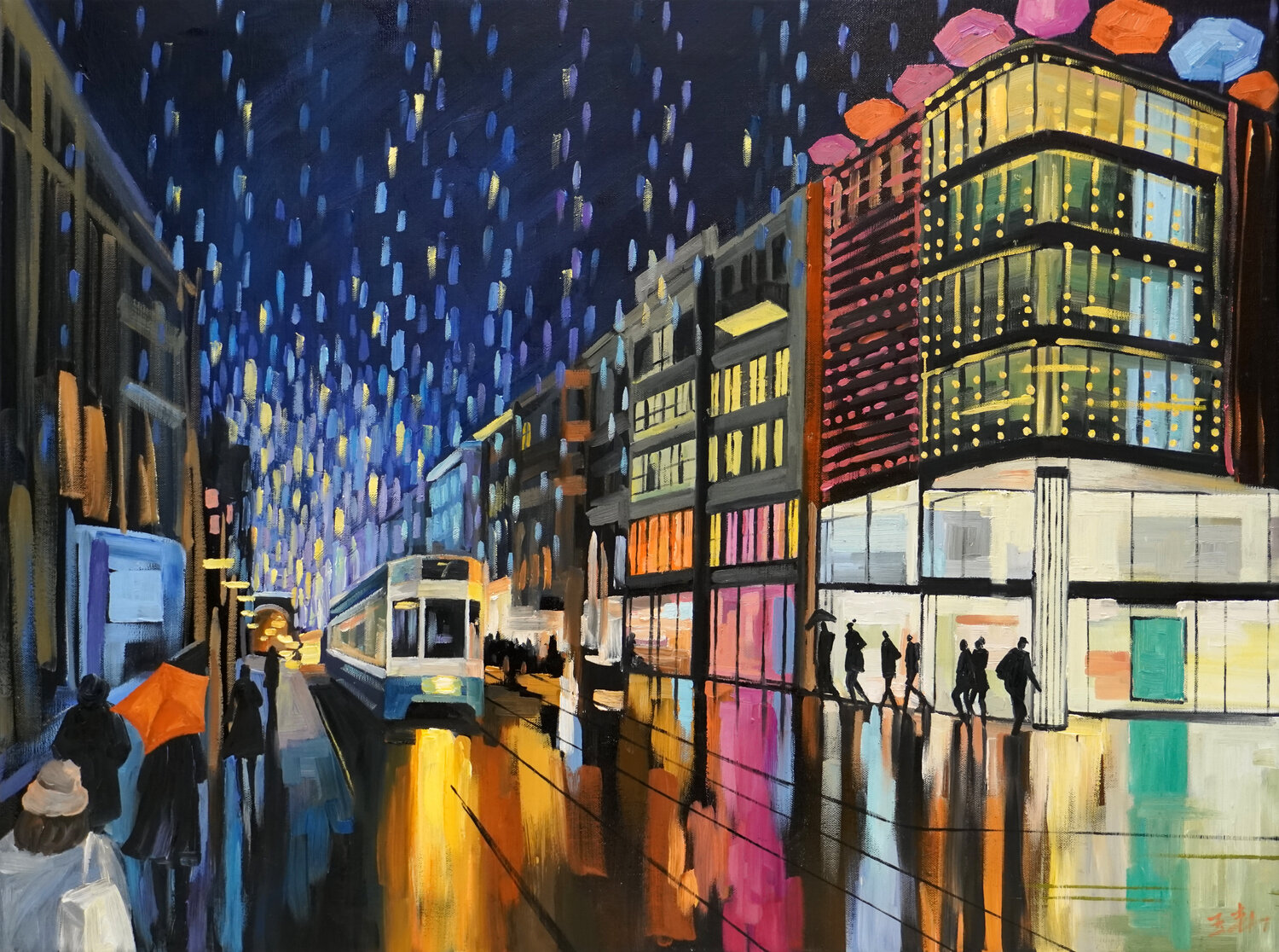 New Zurich Li Tellenbach-Guo Original painting for sale