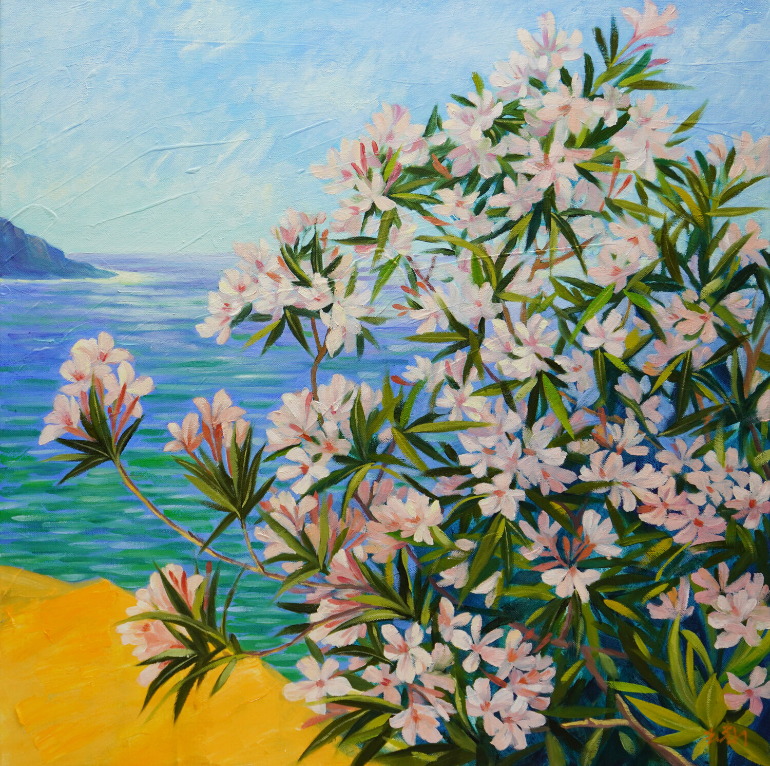 Island Story Li Tellenbach-Guo Original painting for sale