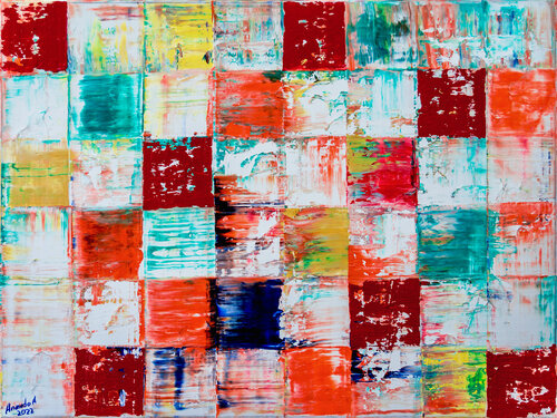 ZEN 2208 (rose garden) by Anando Arnold, Painting for Sale on Select