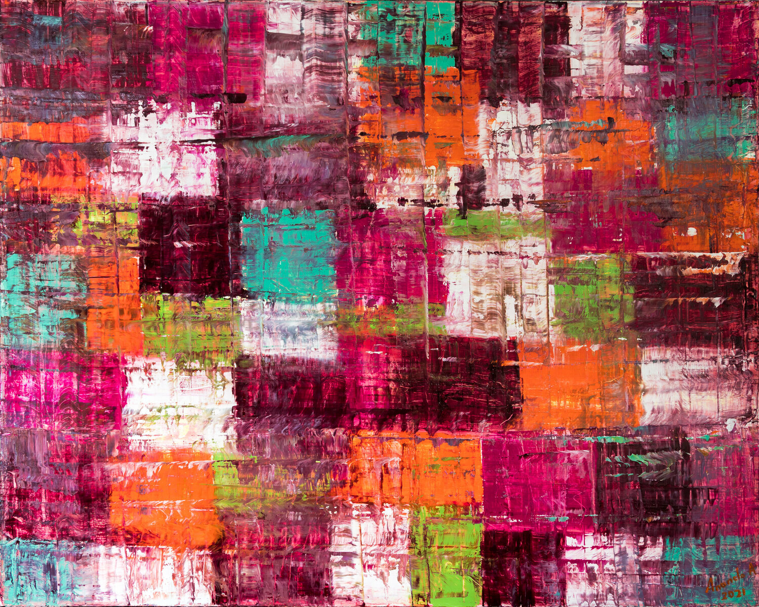 Zen 2120 (Autumn) Anando Arnold Original painting for sale