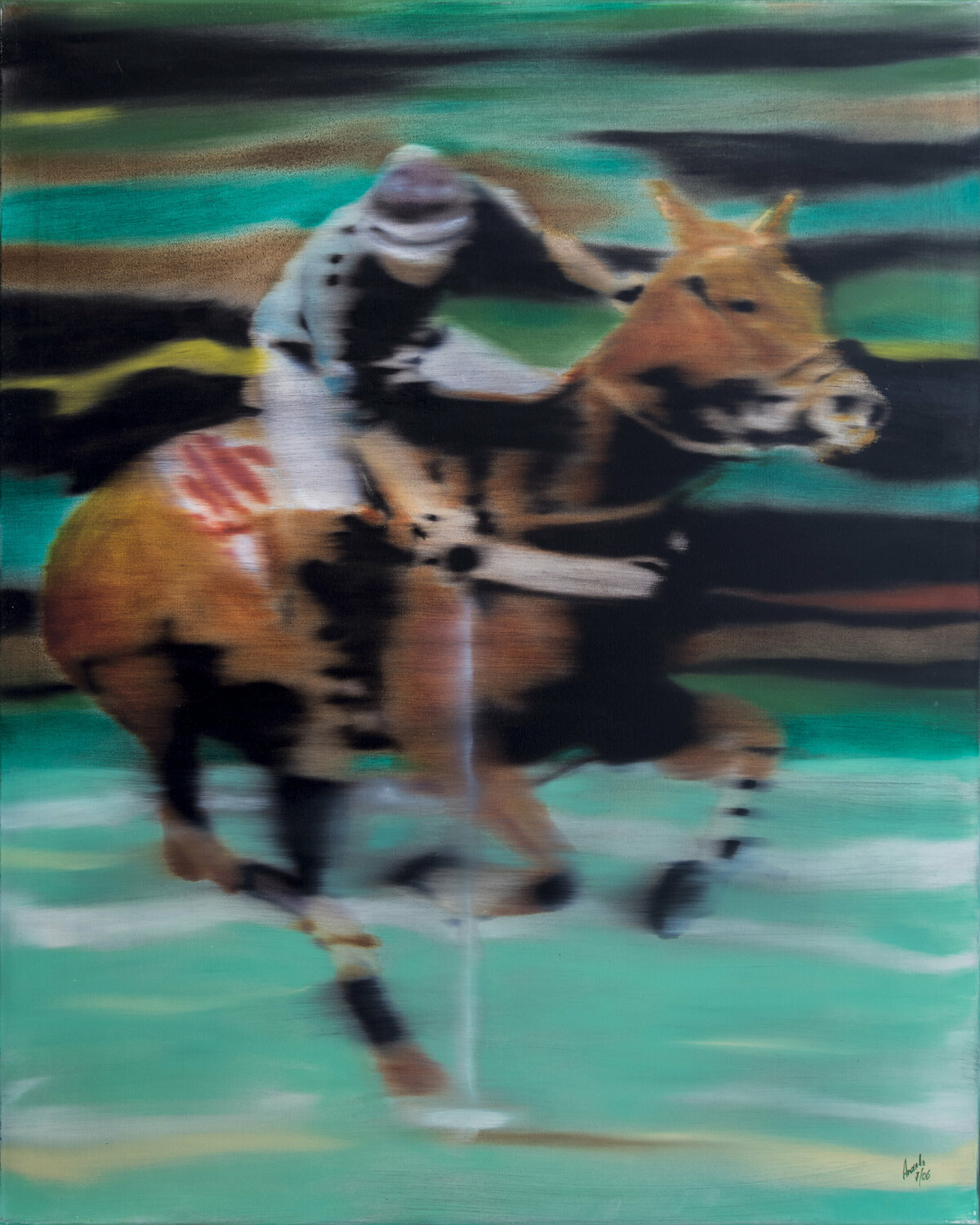 Polo Anando Arnold Original painting for sale