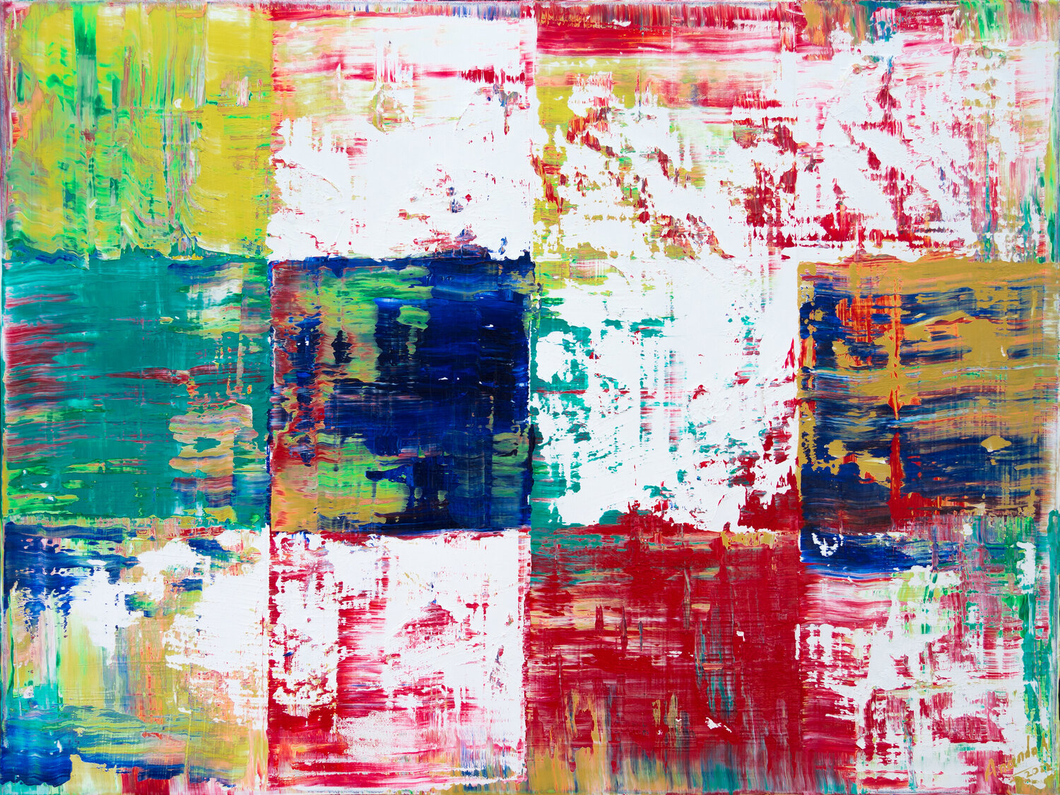 ZEN 2210 (greek summer) Anando Arnold Original painting for sale