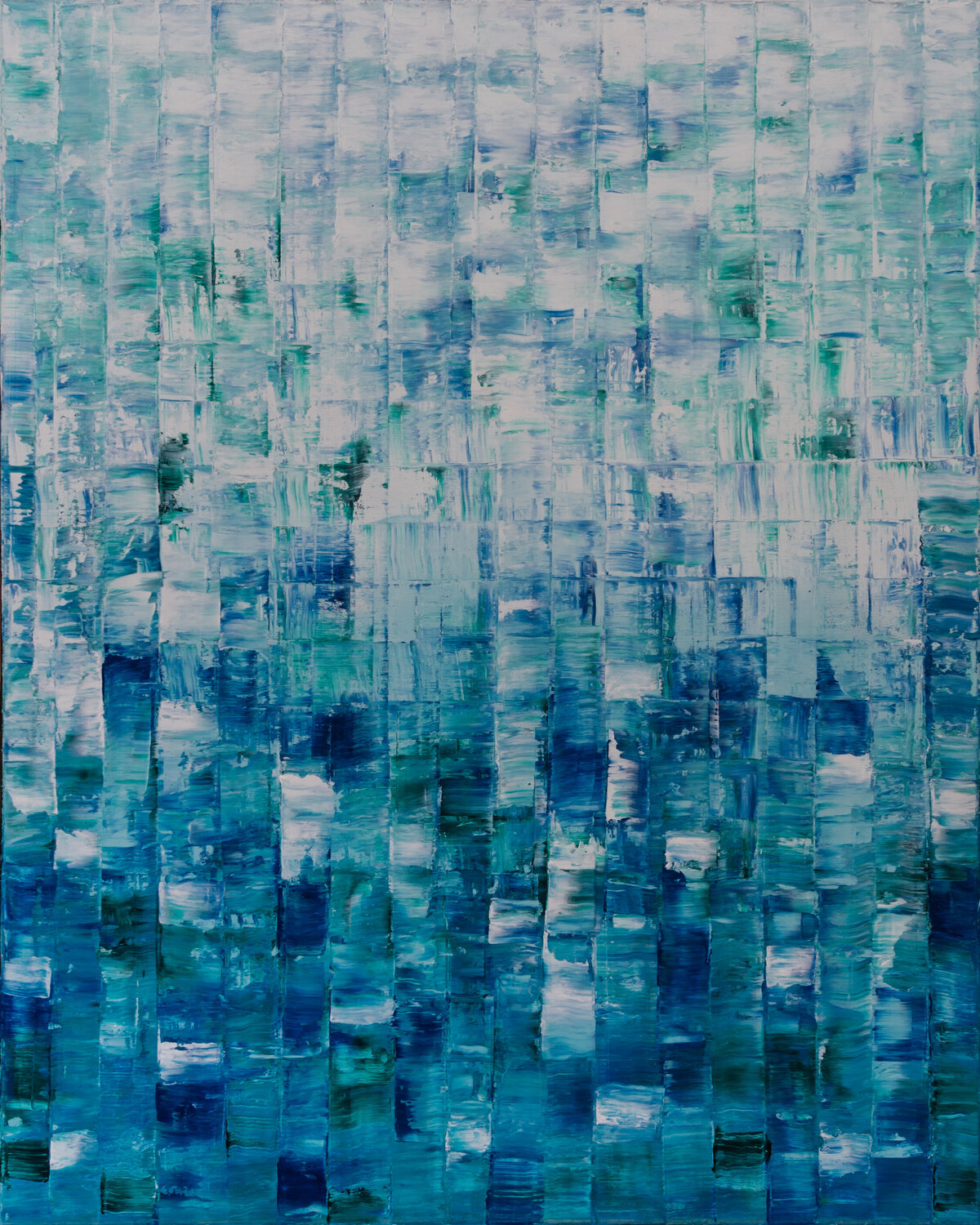 ZEN 2233 (ice and snow) Anando Arnold Original painting for sale