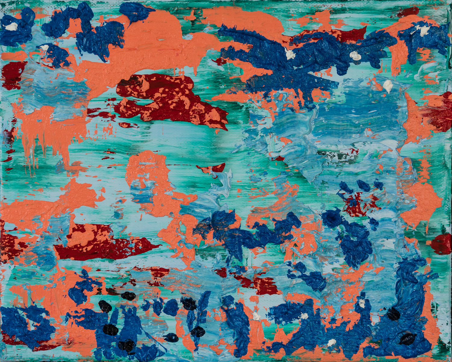 ZEN 2303 (the rivering) Anando Arnold Original painting for sale