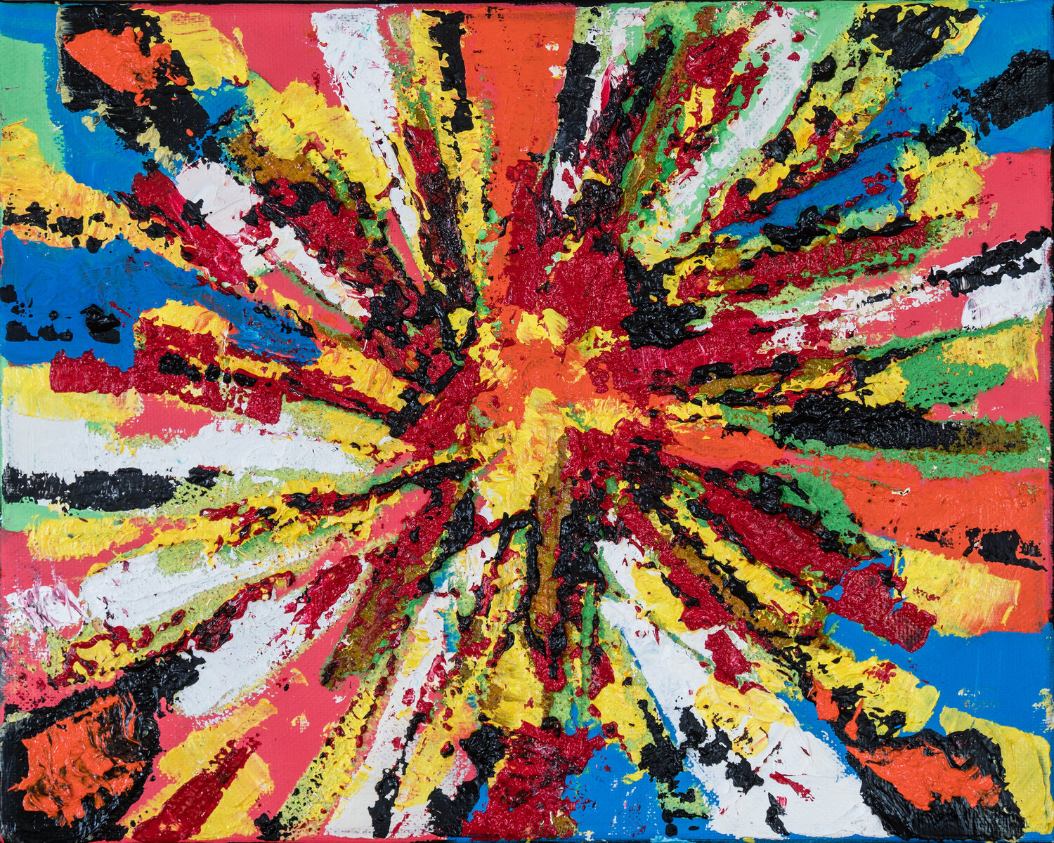 ZEN 2304 (flower) Anando Arnold Original painting for sale