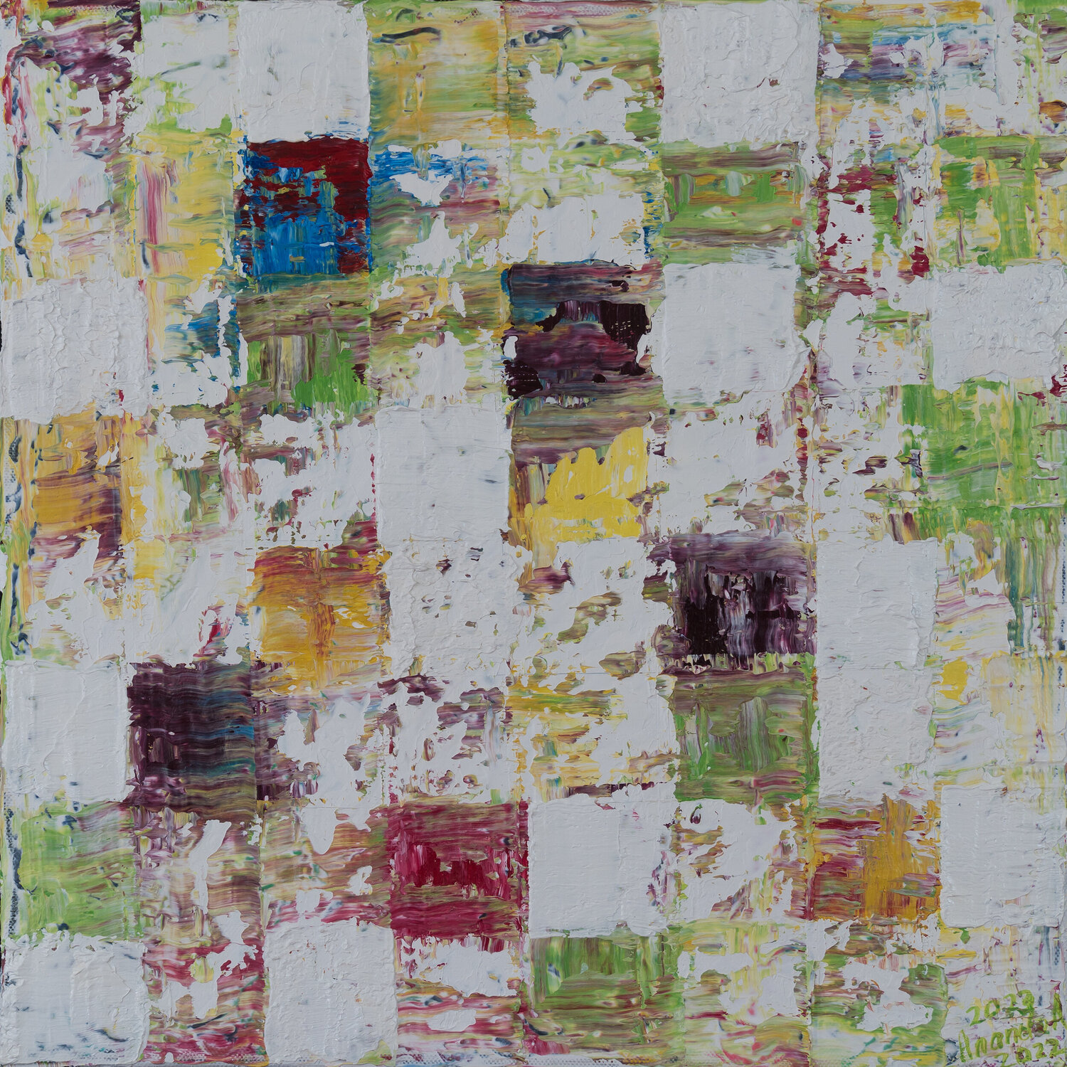 ZEN 2309 (springtime garden) Anando Arnold Original painting for sale