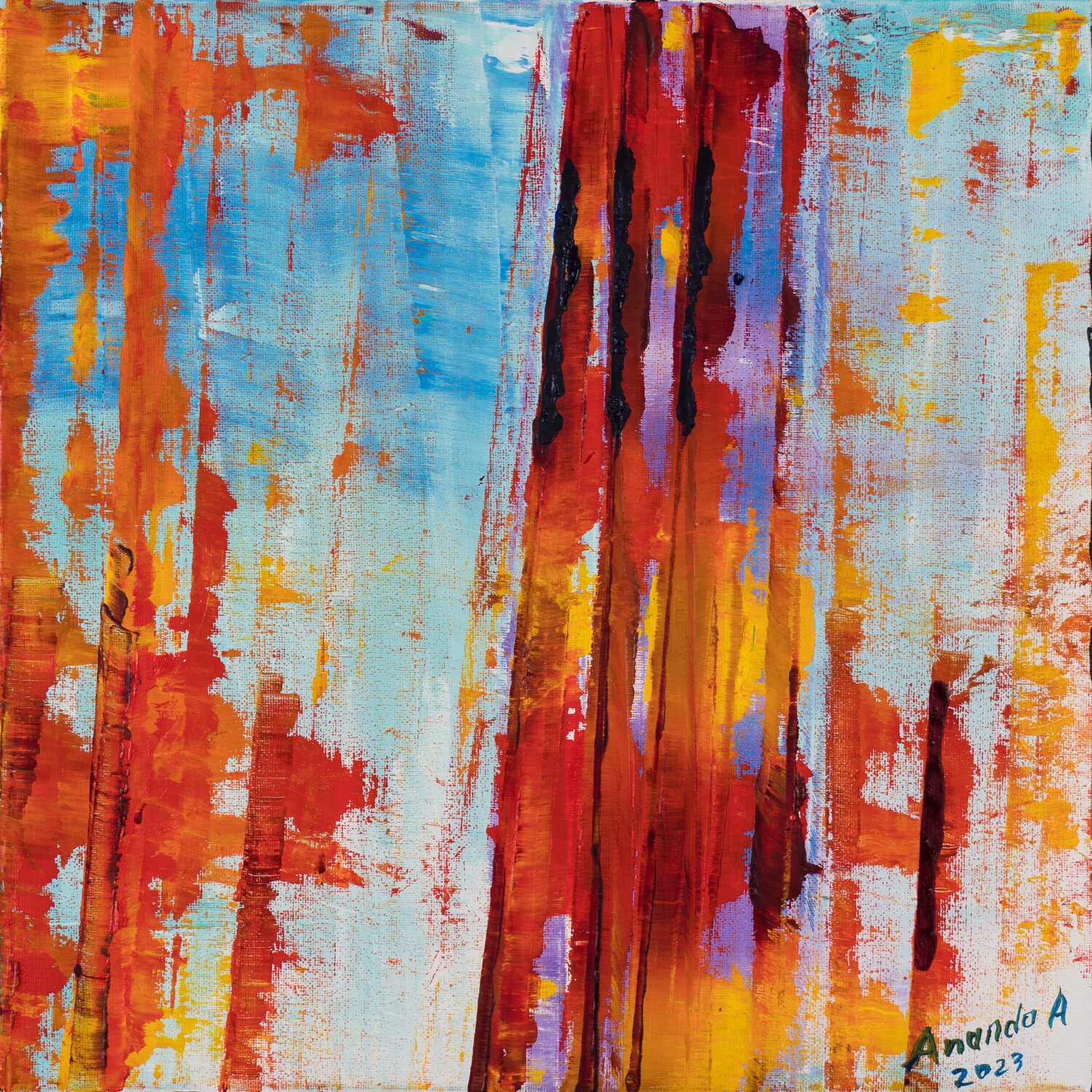 ZEN 2317 Anando Arnold Original painting for sale