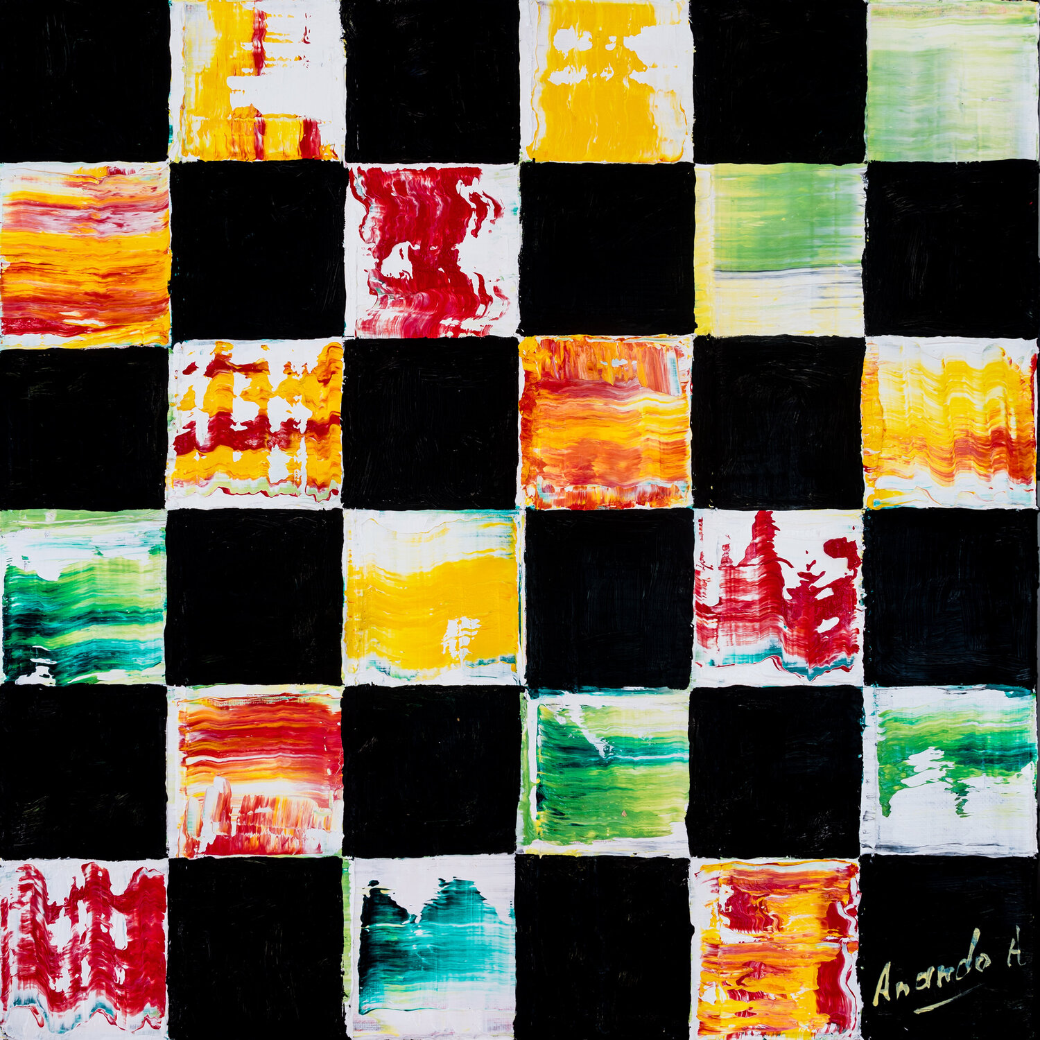 ZEN 2609 Anando Arnold Original painting for sale