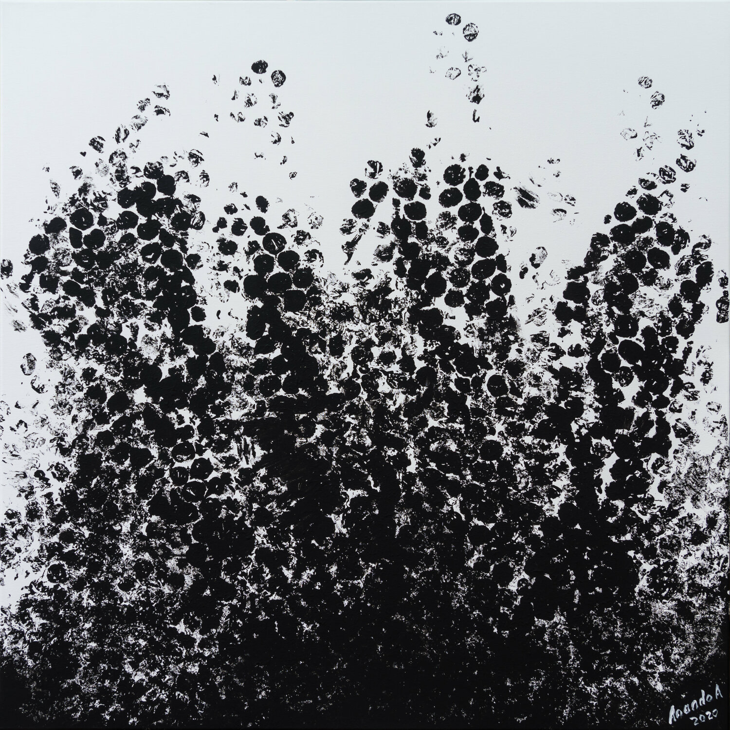 Explosion Anando Arnold Original painting for sale