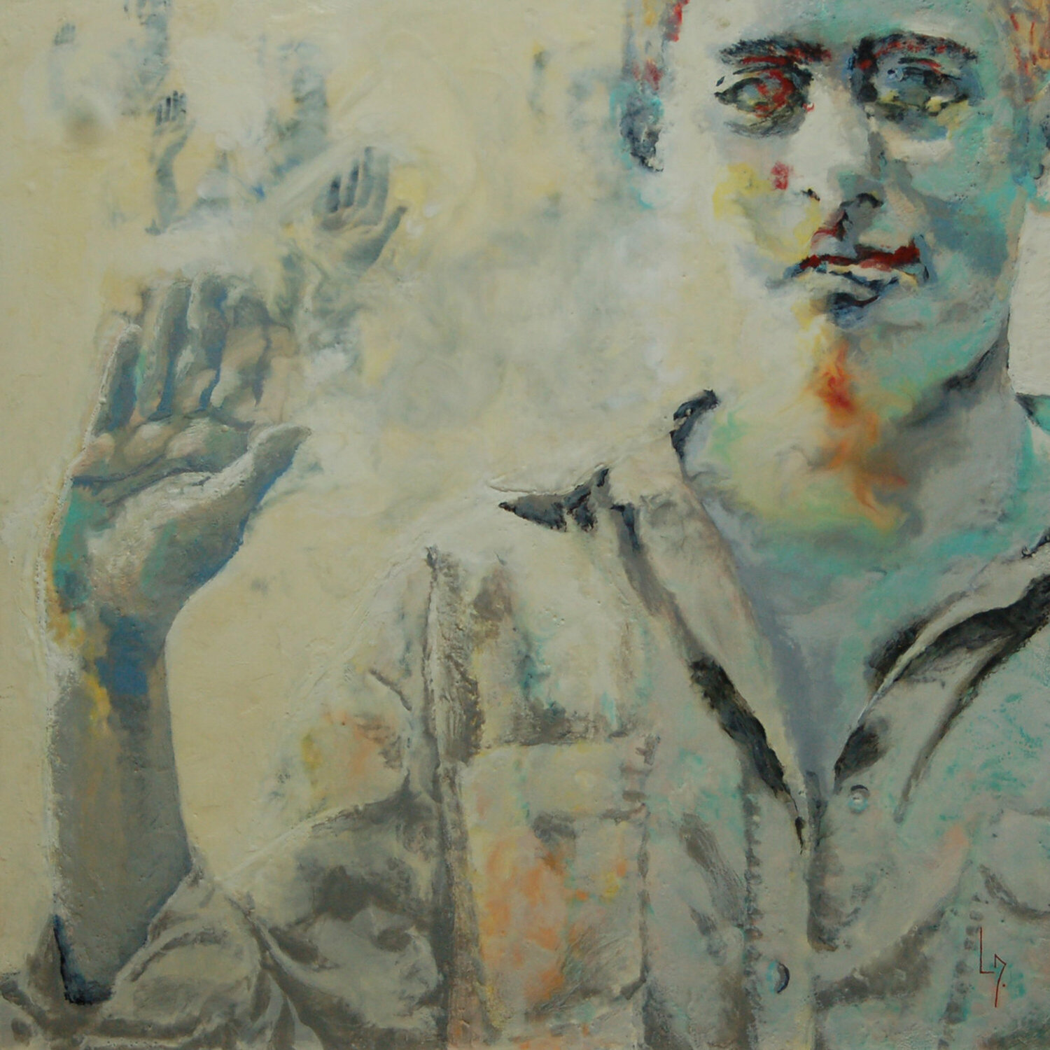 Bye Michèle Loussouarn Original painting for sale