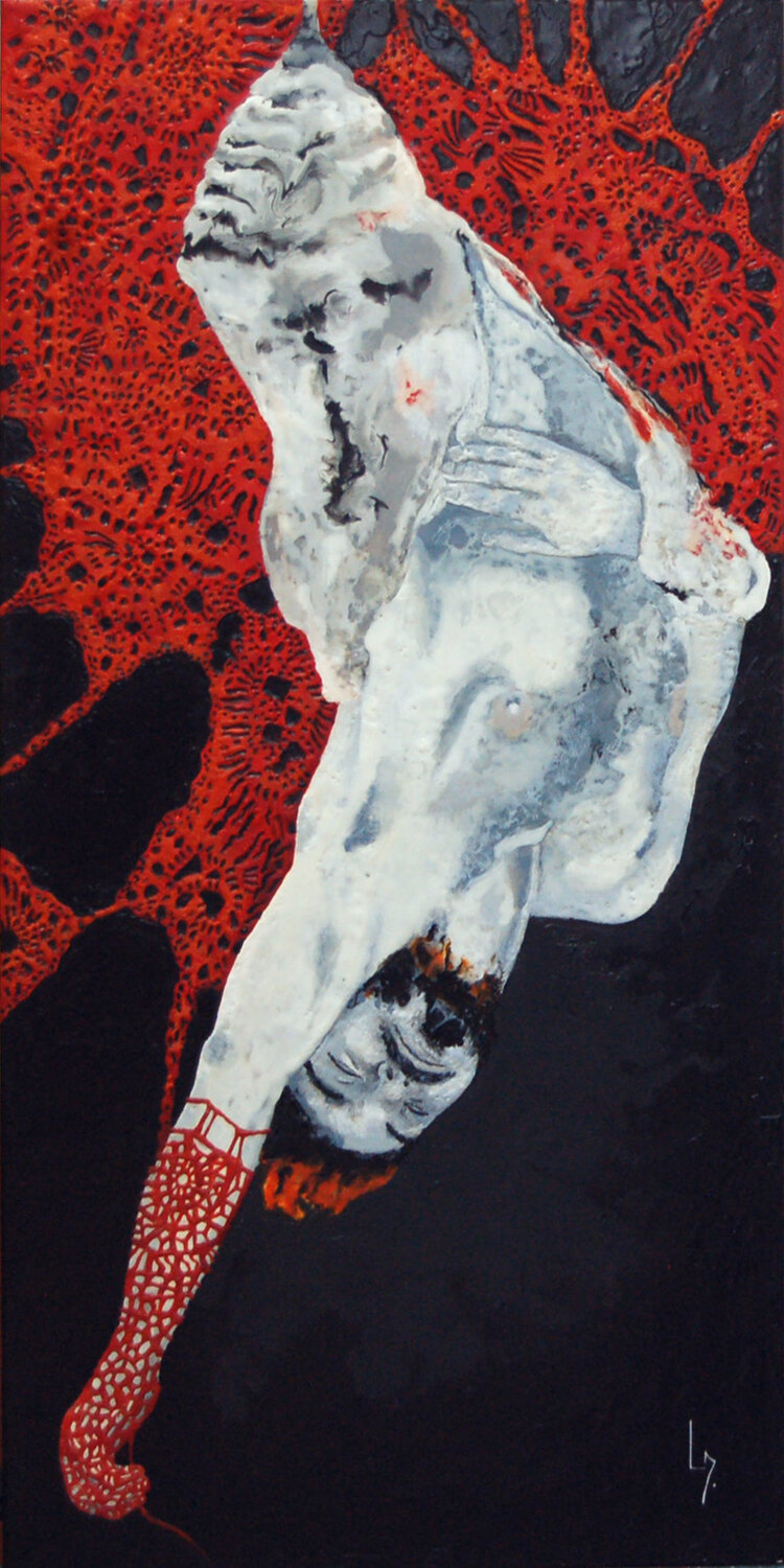 Naissance plénitude Michèle Loussouarn Original painting for sale