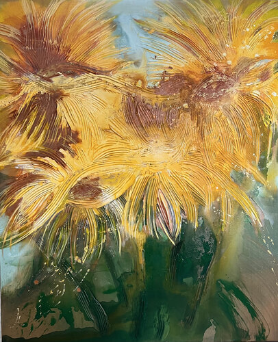 Tuned to Vincent by Judit Pongó, Painting for Sale on Select