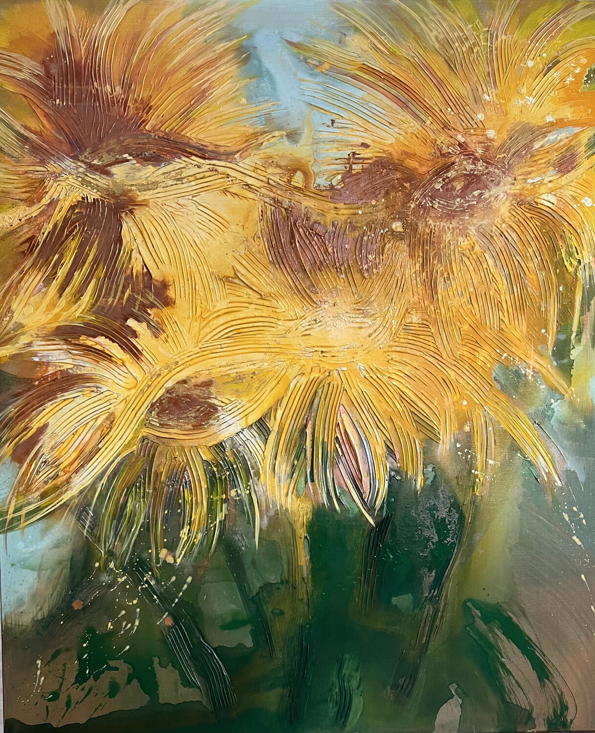 Tuned to Vincent Judit Pongó Original painting for sale