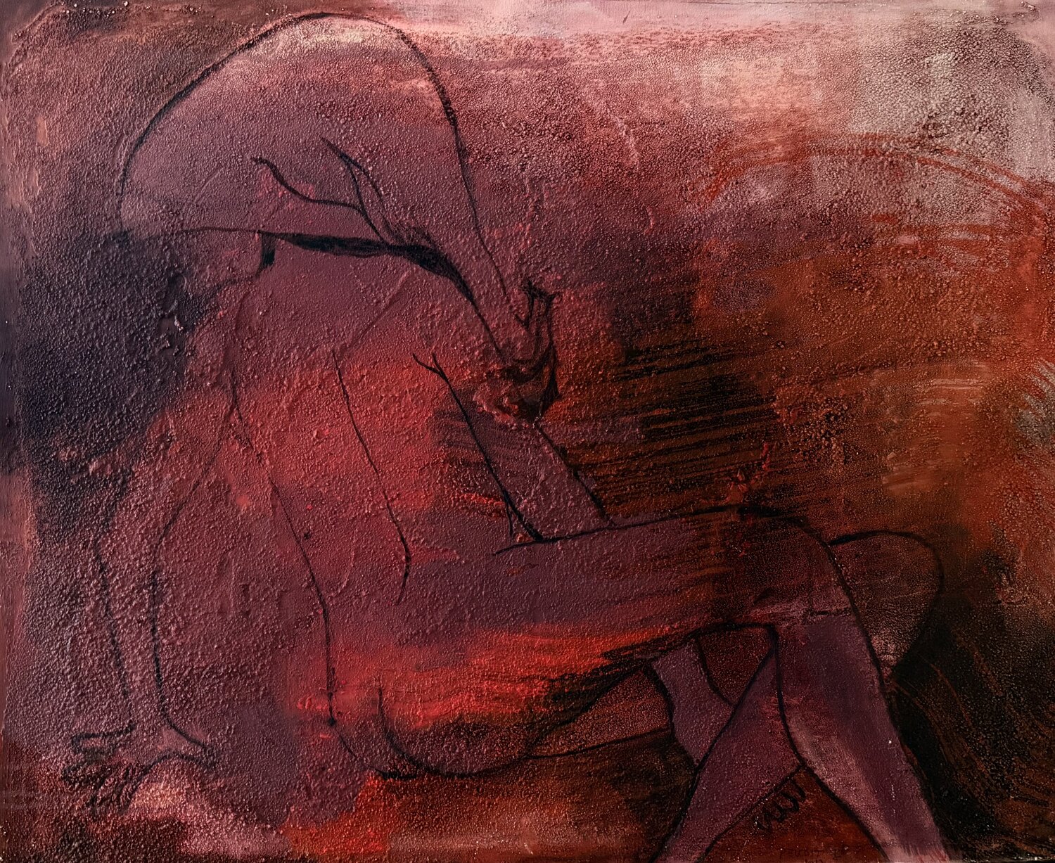 TURN II. Judit Pongó Original painting for sale